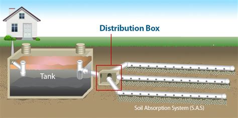 septic distribution box layout